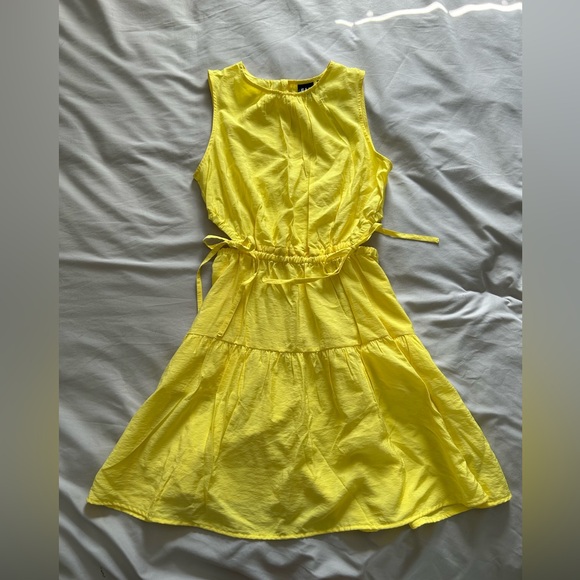 NWT Gap Yellow Sleeveless Dress - Picture 2 of 8
